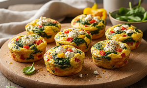 Egg Muffins de Vegetales